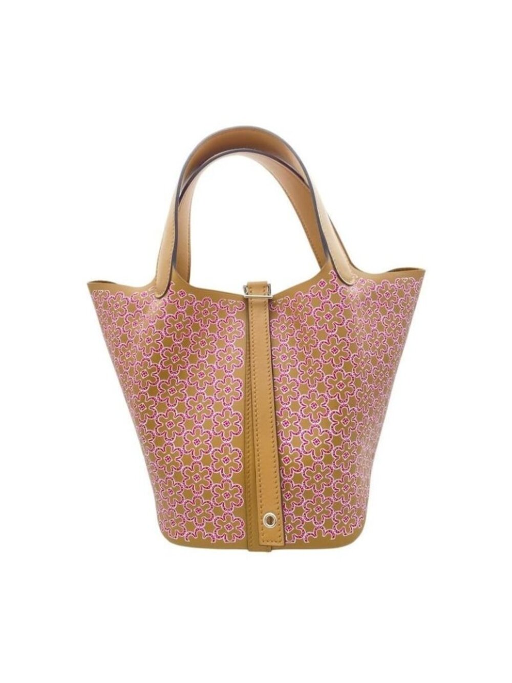Hermes Handbag Picotin Lock PM Happy Daisy Chai Vozift Silver Hardware